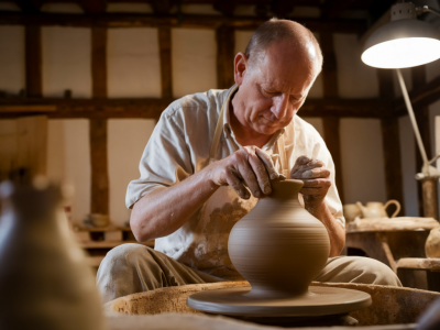 Comment filmer en 10 minutes la démonstration d'un maître potier pour Instagram sans trahir son geste