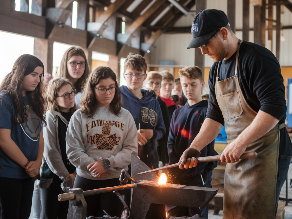 Comment monter un partenariat entre écoles et forgerons pour créer un atelier pédagogique durable