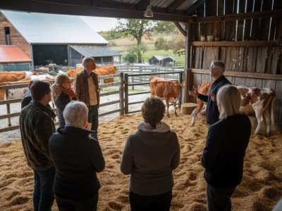 Comment organiser une visite immersive d'une ferme auberge pour découvrir les techniques fromagères locales