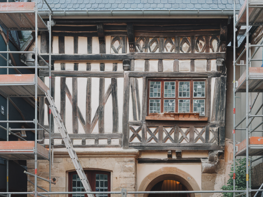 Quel budget prévoir pour restaurer une façade à pans de bois et comment trouver des artisans qualifiés en Bourgogne
